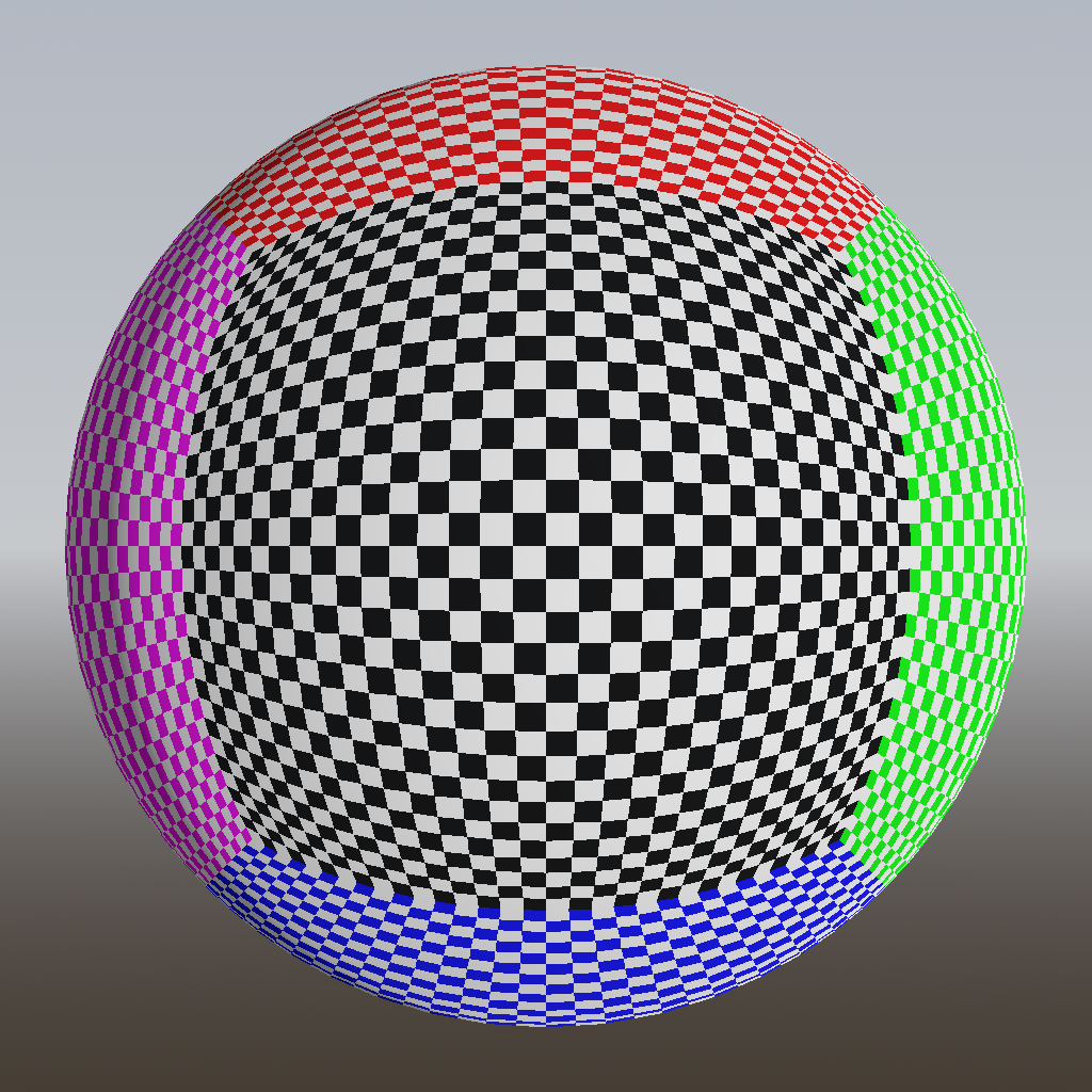 Quadrilateralized spherical cube