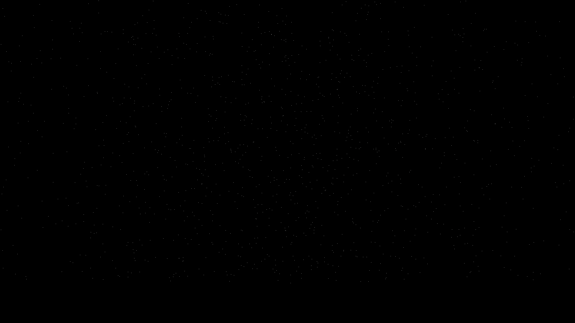 A black sky with white points in it