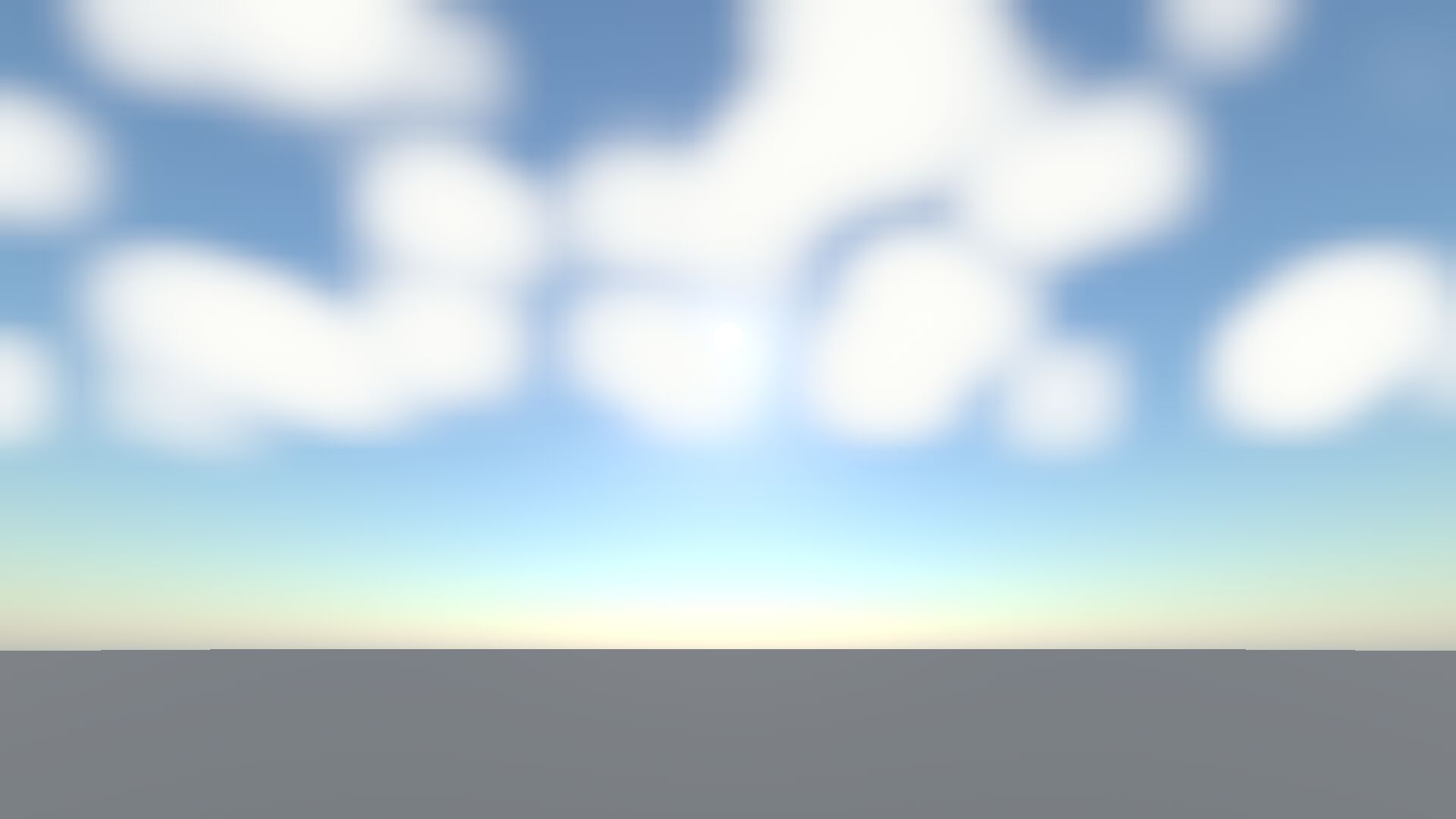 Very fuzzy cloud blobs