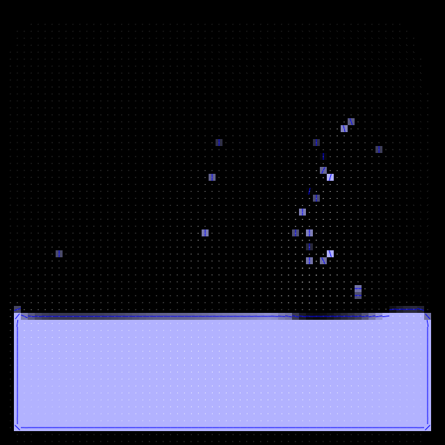 Screenshot of fluid with flotsam and jetsam