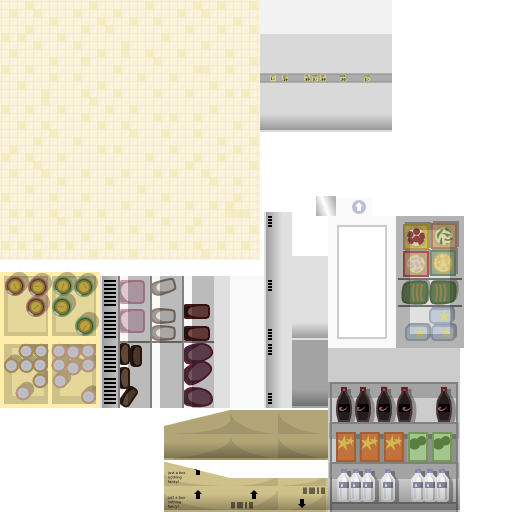 The texture atlas for the first grocery store chain