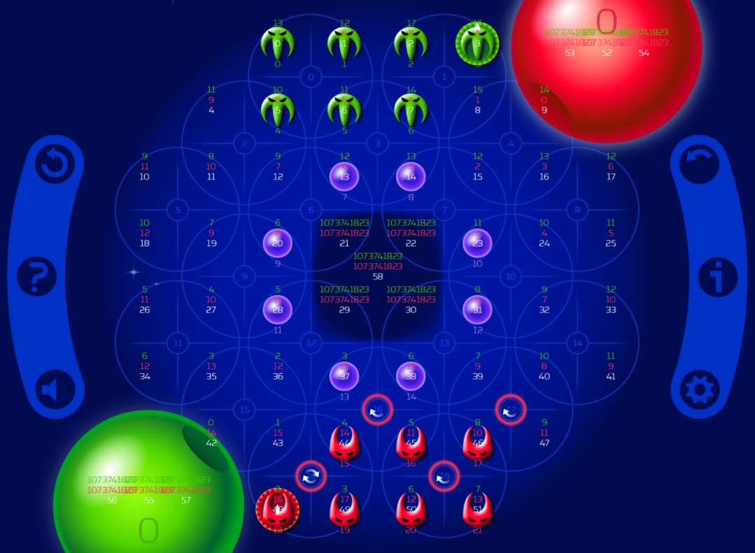 Distances to mothership